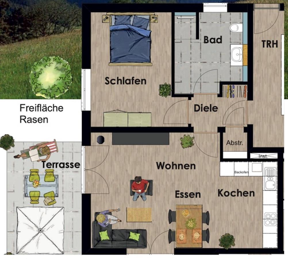 Apartmán Fuchsbau Baiersbronn Exteriér fotografie